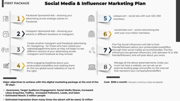 Social Media & Influencer Marketing Plan